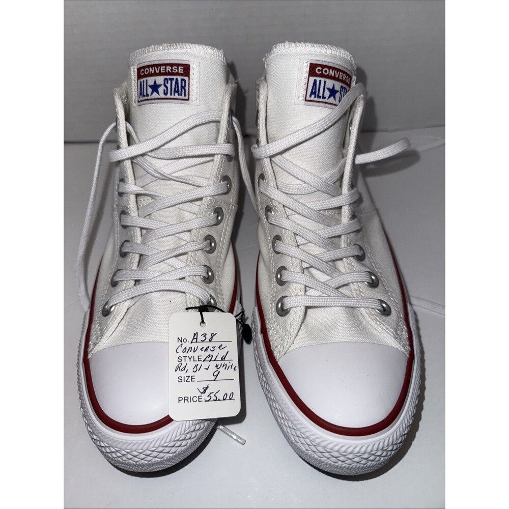 Converse Chuck Taylor Sz 9 All Star Madison Mid White Women's Lace up New